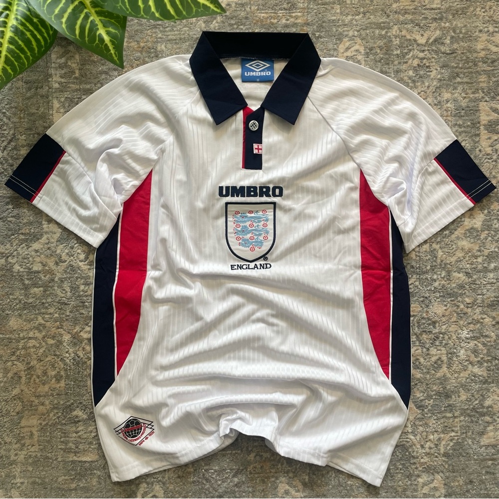 Retro 1998 England Polo Jersey Small men’s